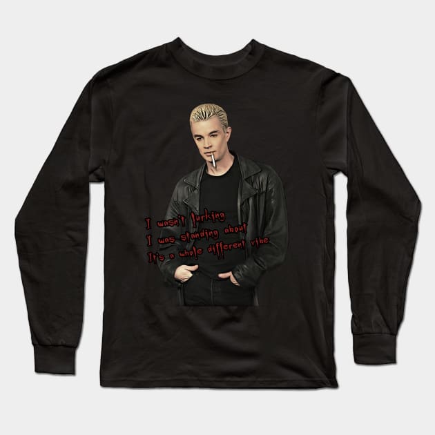 Spike I Wasn't Lurking Long Sleeve T-Shirt by CharXena